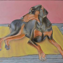 BELLA (oil on canvas, 16 by 20 inches)