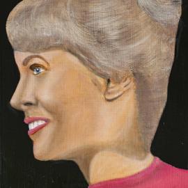 JAN McCAIN PORTRAIT (oil on canvas)